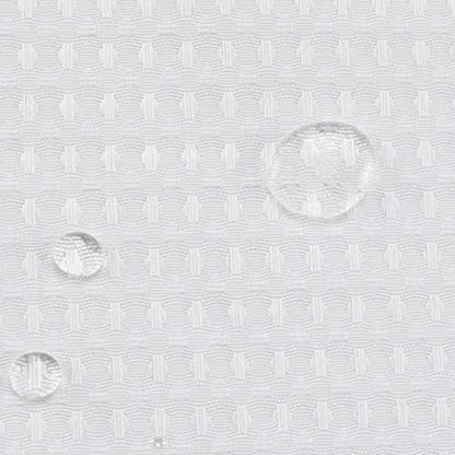Barossa Design Small RV Shower Curtain Waffle Weave 36 x 64 Inches, White | 230 GSM Thick Fabric, Water Repellent, Machine Washable, 36W x 64H for Travel Trailer and Camper - color: White, size: 36"W x 64"L (Pack of 1)