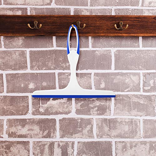 2 Pcs Shower Squeegee for Shower Glass Doors,Small Squeegee,Glass Wiper | Car Window Windshield Mirror Tile Cleaner Cleaning Wiper Squeegees Tool with Hook, Window Cleaning Shower Glass Squeegees - color: Blue, Green