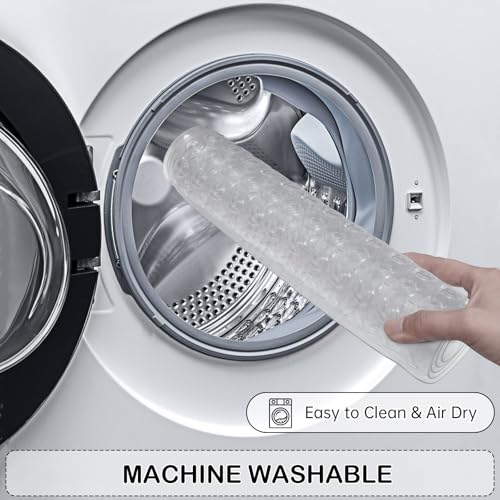 Non-Slip Bathtub and Shower Mats, Power Grip Bath Mat 35 x 16.3 Inch with Suction Cups and Drain Holes for Tub Bathroom Floor Safety, Machine Washable Soft Bathmat, Clear - color: Clear