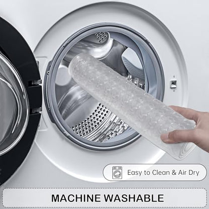 Non-Slip Bathtub and Shower Mats, Power Grip Bath Mat 35 x 16.3 Inch with Suction Cups and Drain Holes for Tub Bathroom Floor Safety, Machine Washable Soft Bathmat, Clear - color: Clear