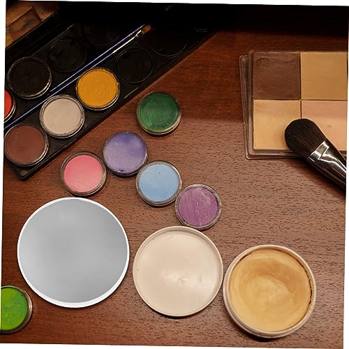 Mikinona 2pcs Suction Cup Magnifying Mirror Lighted Makeup Mirror Magnification Wall Mount for Bathroom