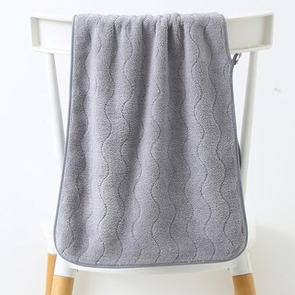 2 Pack Microfiber Towel Set - Quick Drying - Microfiber Velvet Highly Absorbent Towels - Multipurpose Use as Bath Fitness, Bathroom, Shower, Sports, Yoga Towel, 29.5x13.8in