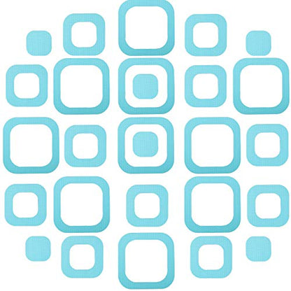 20 Pieces Adhesive Square Bath Treads Non-Slip Bathtub Stickers Non Slip Traction to Tubs Bathtub Stickers Adhesive Decals Appliques for Bath Tub Showers, Pools, Boats, Stairs (Blue) - color: Blue