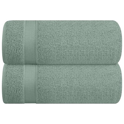 Belizzi Home Cotton 2 Pack Oversized Bath Sheet 35x70, Large Bath Sheet, Ultra Soft, Absorbent, Compact, Eco-Friendly, Recyclable, Quick Drying and Lightweight Towel - Jade - color: Jade, size: 2 Pack Bath Sheet