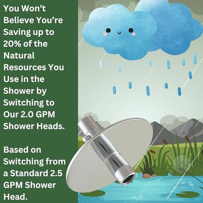 High Sierra® Solid Lead-Free Metal NEW Gen 3 'Reflections with Trickle Valve 2.0 GPM. High Pressure Shower Head & Self-Heating 6” Fogless Mirror In One. Oil Rubbed Bronze finish - color: Oil Rubbed Bronze, size: 2 GPM