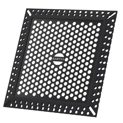 Square Shower Drain Hair Catcher, Drain Cover, Not Moving, 4 inch | 304 Stainless Steel and TPE Material/ Efficient Drainage / Easy Clean / Anti-Clogging / Fits Bathroom Hair Catcher for Shower - color: Matte Black, size: 4 inch
