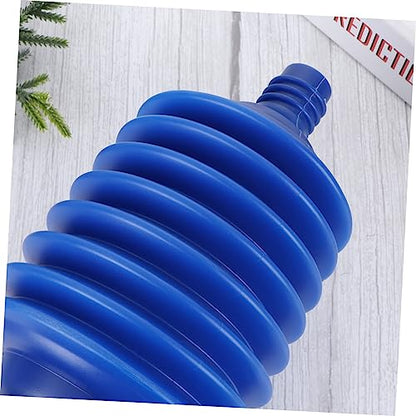 STOBAZA 2pcs High Pressure Thrust Plunger for Bathroom Toilet Riser Clog Remover Professional Bellows Accordion Design Easy Cleaning Accessory