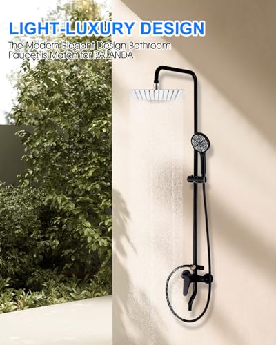 8 Inch Square Ceiling Rain Shower Head, 304 Stainless Steel, Chrome - size: 8 Inch