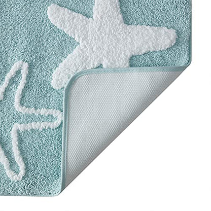Sweet Home Collection Bathroom Accessories Sets Unique Collections Modern Classic Contemporary Decorative Beautiful Designs Bath Shower Tub Décor, 2 Piece Rug, Beach Shells - size: Rug Set (2 Piece) - Beach Shells