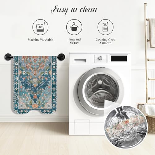 SHUCHING Blue Bath Mat for Tub Non Slip-40x16 Inch | Bathtub Mat for Women & Elderly Mold Free, Long Shower Mat for Inside Shower with Suction Cup, Machine Washable - color: Blue