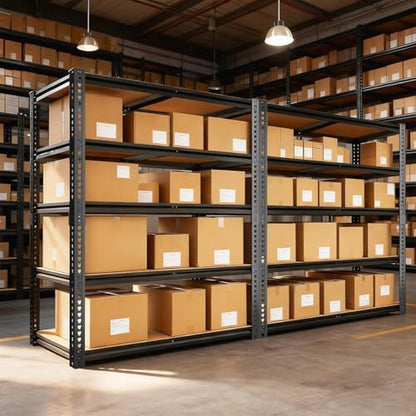 72" H Storage Shelves,Storage Shelves Heavy Duty,2400LBS Metal Shelving Units,Adjustable Garage Shelving Heavy Duty for Garage Storage,Warehouse,16"x35.5"x72 - size: 16"x35.5"x72"