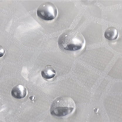 AooHome 48x72 Inch Stall Shower Curtain Liner, EVA 3D Water Cube Narrow Shower Curtain, Water Repellent Shower Liner, Heavy Duty, Semi Transparent - color: Multi Translucent, size: 48"W x 72"L (Pack of 1)