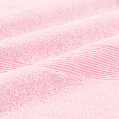 8 Piece Towel Set 100% Ring Spun Cotton, 2 Bath Towels 27x54, 2 Hand Towels 16x28 and 4 Washcloths 13x13 - Ultra Soft Highly Absorbent Machine Washable Hotel Spa Quality - Pink - color: Pink, size: 8 Piece Towel Set