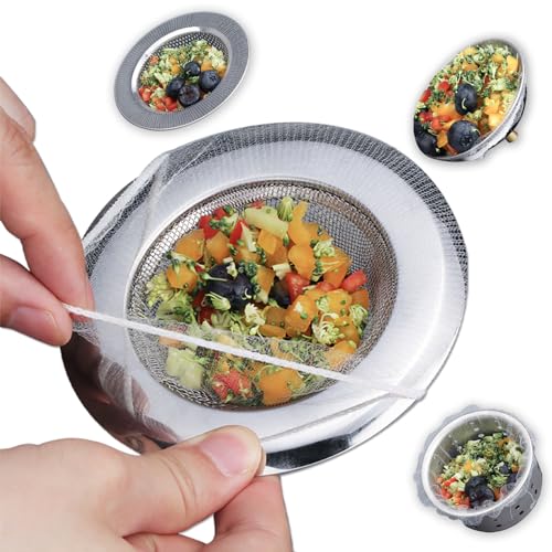 WYIRONG 250 Pack Disposable Drain Covers, Disposable Mesh Sink Strainer Pouches for Sourdough, One Use Sourdough Drain Catcher Mesh Cover Nets for Kitchen Sink, Strainer Pouches Kitchen and Bathroom - size: Small