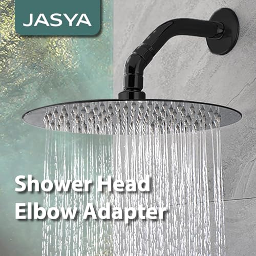 45 Degree Metal Elbow Shower Head Adapter Black | 135° Handheld Shower Arm Elbow Adapter Angle Shower Arm Extension Angled Showerhead Extension Pipe For Shower Head - color: Black, size: 135°