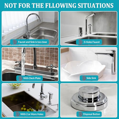 Faucet Mat for Kitchen Sink, Silicone Faucet Handle Drip Catcher Tray Mat, Silicone Kitchen Sink Splash Guard, Ideal Protective Tray for Stone Sinks in Kitchen & Bathroom - color: Gray