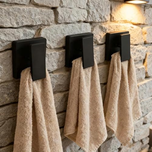 6 Piece Towel Rack Hook, Punch-Free Storage Clip Bathroom Toilet Wall-Mounted Storage Rack Towel Hook