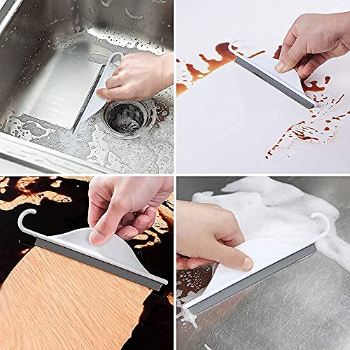 Squeegee Water Blade Scraper Wiper Cleaning Bathroom Shower Mirror Kitchen Countertop Sink