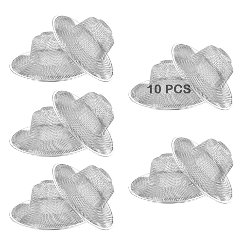 10Pcs Metal Mesh Kitchen Sink Strainer, 4.41" Stainless Steel Slop Basket Filter Trap Kitchen Sink Drain Strainer Screen Mesh Food Catcher for Most Kitchen Sink Bathroom Shower Floor Drain - size: 4.41'' ( 10 Pcs)