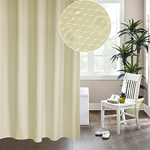 Shower Curtains, 72x72 Inches Waterproof Textured Washable Heavy Duty Fabric Shower Curtain,Minimalist Soft Cloth Chic Hotel Spa Quality Modern Shower Curtain for Bathtub Home Bathroom Farmhouse - color: C
