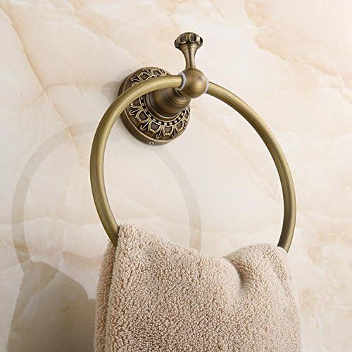 Wall Mounted Towel Ring/Towel Holder,Solid Brass Construction, Antique Bronze Finish,Bathroom Accessories