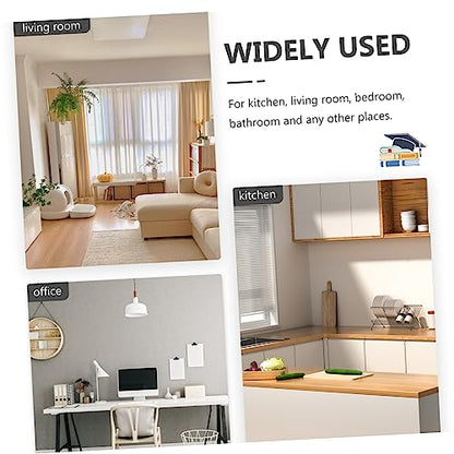 Narrow Plastic Garbage Can for Bathroom Bedroom Kitchen Office Space Saving Multi Function Trash Bin with Modern Design for Compact Areas