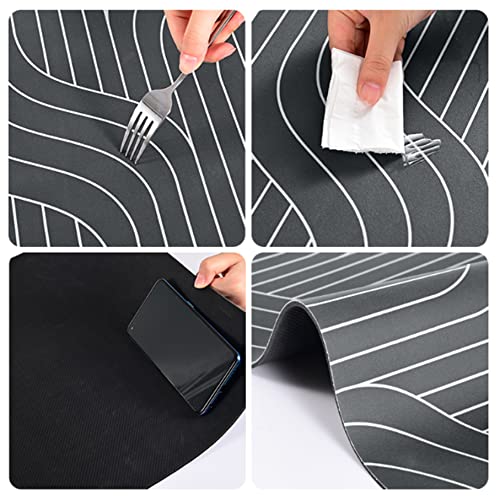 Diatomite Stone Bath Mat Quick Dry Bathroom Mat Non-Slip Bathroom Diatomaceous Earth Bathroom Floor Mat Carpet 40x60 cm Grey - color: Grey