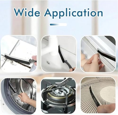 6Pcs Hard Bristle Crevice Cleaning Brush, Multifunctional Premium Crevice Cleaning Tool, Designed for Cleaning Narrow Spaces, Suitable for Toilet, Faucets, Kitchen, Grout,Colorful