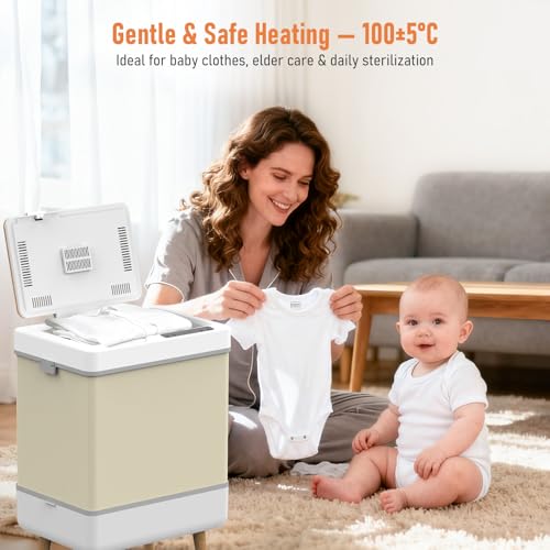 Towel Warmer for Bathroom, Home Spa & Outdoor, 35L Large Foldable Hot Towel Warmer Bucket, Fast Heating Towel Dryer & Heater, ETL Certified, House Warming Gifts New Home, Parents & Baby