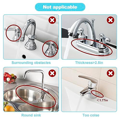 Folding faucet mat for kitchen sink-sink splash guard behind faucet-silicone kitchen faucet mat-faucet draining mat of sink accessories with button lock - color: Black