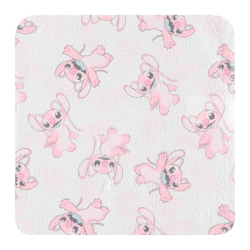 Disney Baby Washcloths 12 Pack – Ultra Soft Baby Wash Cloths, Lilo & Stitch (Stitch & Angel), Winnie the Pooh & Mickey Mouse, Absorbent Newborn Bath Essentials - color: Angel II