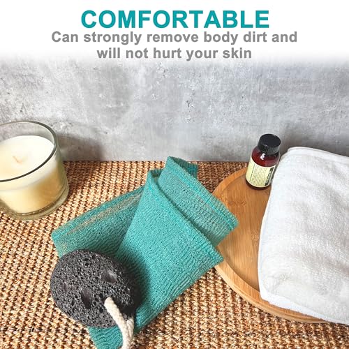 Mr.Cui'shop 3 pcs/Set 12"×12" Super Rough Home Spa Exfoliating Nylon Bath Cloth/Towel - Magic Shower Washcloth for Body - Shower Scrubber - Remove Dead Skin - Great for Skin Care in the Bath