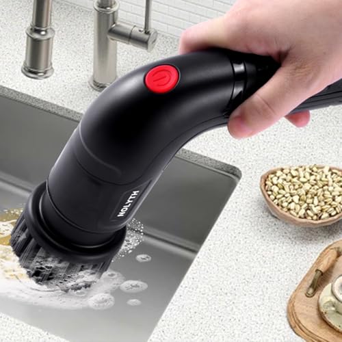 Electric Spin Scrubber Brush Heads Set for NOLYTH Power Spin Scrubber, 6 Pack Replaceable Brush Heads for Cleaning Corners Grout Stain on Stove, Sinks, Tubs, Tiles, Bathroom, Kitchen etc | Power Spin Scrubber, 6 Pack Brush Heads for Cleaning Corners Grout