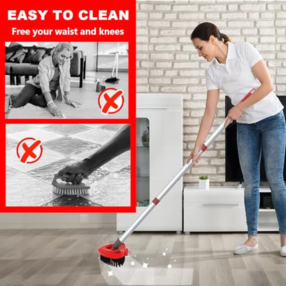 Small 1 Pack Scrub Brush Replace Head ONLY for O Cedar RinseClean 2-Tank Spin Mop, NOT for EasyWring 1-Tank System - color: Small 1 Pack