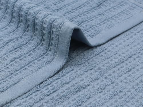 Mia's Dream Hand Towels, Cotton Bath Towels Set, 3 Pack,13" x 27", Multi | Soft Terry Hand Towels for Bathroom & Kitchen, Quick Drying Bathroom Hand Towels, Absorbent Cotton Dish Towels For Kitchen - color: Light Gray+blue+purple (Hand Towel：13" X 27")