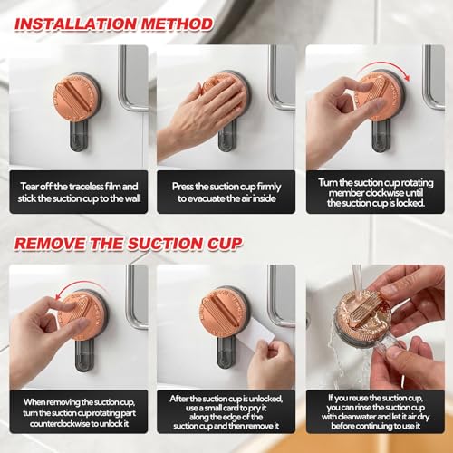 Black Toothbrush Holder for Bathroom, Multi-Functional 2 Cups Toothbrush Organizer Wall Mounted with 2 Storage Slot and 2 Toothbrush Cups - color: Rose Gold