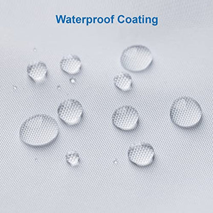 Extra Long White Shower Curtain Liner Washable, 72 x 84 Inches, Fabric Shower Liner with 2 Bottom Stones, Waterproof 2-in-1 Shower Curtain and Liner, 12 Grommet Holes, Hotel Quality, White - color: White, size: 72"W x 84"L (Pack of 1)
