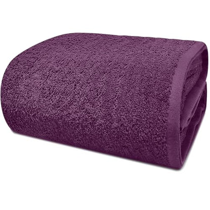 DAN RIVER Pack of 1 Bath Sheet 40x80 Inches, Oversized Quick Dry Towel, Soft Luxury Towels for Bathroom - Purple Passion - color: Purple Passion