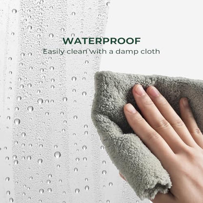Clear Shower Curtain Liner with Side Suction Cups, Premium PEVA Plastic Shower Liner with 3 Magnets, Waterproof Bathroom Curtain, 72 x 90, Clear - color: 1. Clear, size: 72"W x 90"L (Pack of 1)