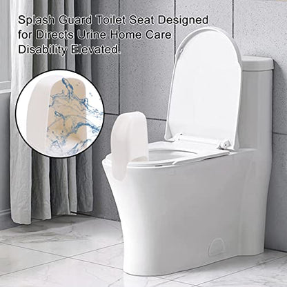 Toilet Splash Guard Urine Diverter - Anti-Splash Pee Guard for Toilet Seat | Upgraded Toilet Seat Pee Guard, Ideal for Men, Elderly, Disabled & Boys Potty Training,Bathroom Hygiene Cleanliness Accessory