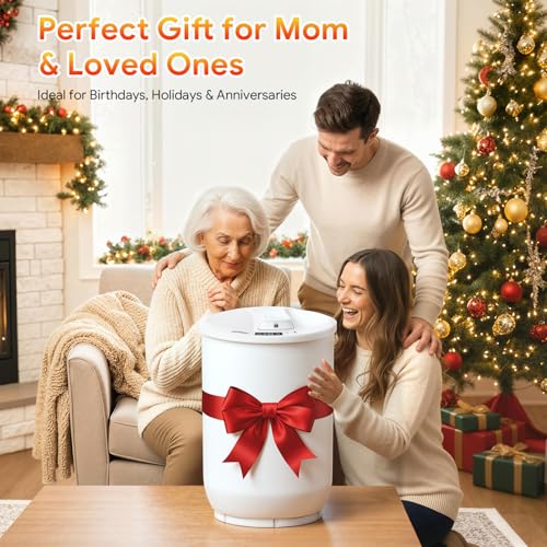 Towel Warmer, Luxury Towel Warmers for Bathroom, Large Blanket Heater Bucket, Aroma Tray for SPA, Auto Timer and Protection Feature, Fits Oversized Towels, Blankets, Bathrobes, PJs, and More