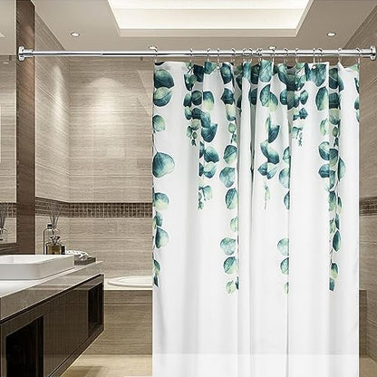 Heavy Duty Shower Rod, Adjustable Shower Curtain Rod, Expandable 47-84 Inch, Permanent Mount Shower Rod, Never Rust Stainless Steel For Window Curtain and Closet, Chrome Plated - color: CHROME PLATED