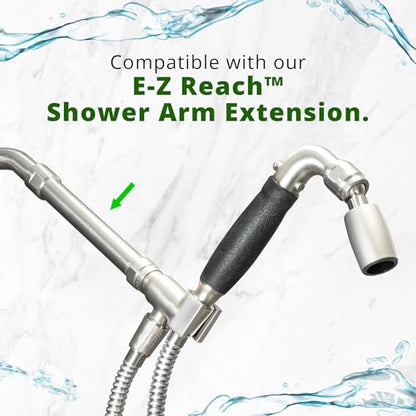 High Sierra® Solid Lead-Free Metal Handheld Shower Head, Built-in Trickle Valve, Patented single Nozzle Never Clogs. Shower Hose and Holder Not Included. Ultra Low Flow 1.25 GPM. Chrome - color: Chrome, size: 1.25 GPM