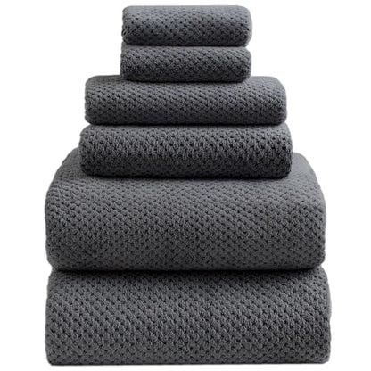 Oversized Bath Towels Extra Large 40x80 Inches Bath Sheets for Adults Super Soft Quick Dry Highly Absobent Microfiber Shower Towels (6 Piece,Charcoal)… - color: Charcoal 6 Piece, size: 6 Piece