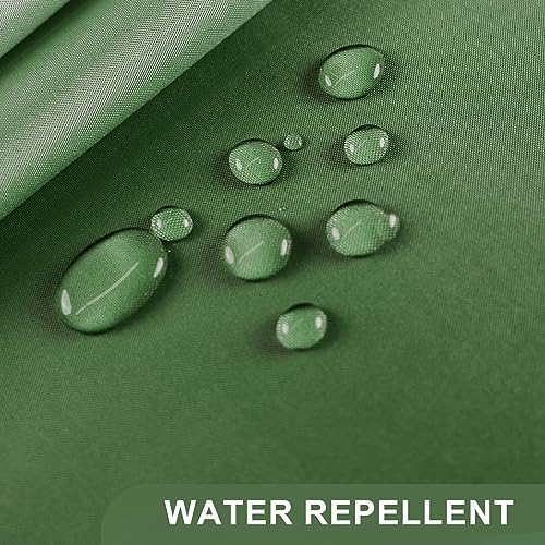 AmazerBath Fabric Shower Curtain Set, Ombre Grass Green Curtain with 12 Curtain Hooks, Rustic Cloth Green and White, Cute Washable Bathroom Shower Curtain, 72x72 Inches - color: A- Green Ombre +12 Metal Hooks, size: 72"W x 72"L (Pack of 1)