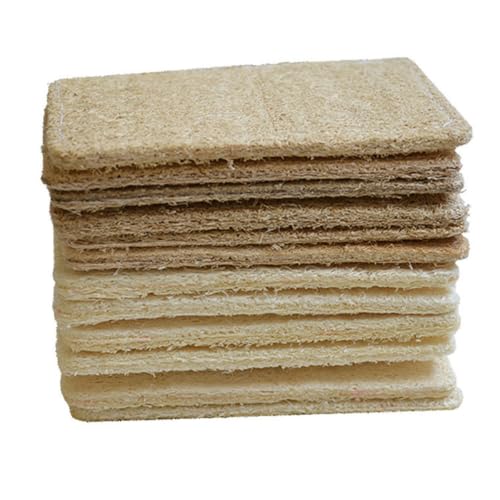 Hemobllo 5pcs Loofah Exfoliating Body Scrub Brush Set Expand When Wet Bath Shower Towels Made of Loofah Sponge and Cloth for Bathroom and Home Use