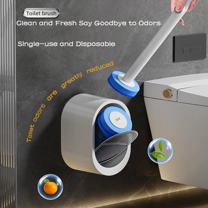 56pc Refills Disposable Toilet mats Brush Cleaning System, Toilet Cleaning Brush,No Handle or Base，Toliet Wand Refills,Toilet Bowl Clean Refill Pads,Toilet Scrubber Refill