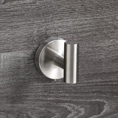 Heavy Duty Stainless Steel Coat Hooks 2pcs Wall Mounted Robe Hanger Hooks Bathroom Towel Holders for Home and Office Organization