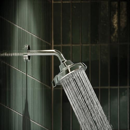 GROHE Aquabooster Tempesta 140 High Pressure Shower Head, Multi-Spray – 1.75 GPM Round Fixed Wall Mount, StarLight Chrome 1117460000 - color: StarLight Chrome