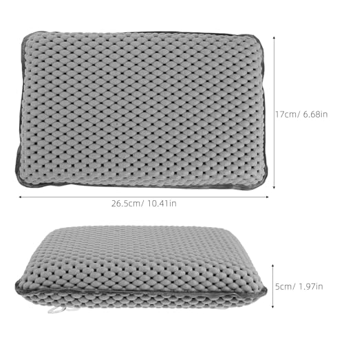 Suction Cup Bathtub Pillow - Bath Pillow with 8 Strong Suction Cups - Anti-Slip Head Support Spa Cushion for Bathtub, Hot Tub